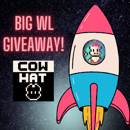 SolanaCowHat's tweet photo. 🎁🎁🎁BIG WL GIVEAWAY! (100 people)🚀🚀🚀

👉🏼 To participate:

1️⃣Follow our project ✅
2️⃣Like, RT, tag 3 friends ✅
3️⃣Leave your Solana wallet in the comments ✅

#NFT #nftart #SolanaGiveaway #SolanaNFTs https://t.co/SL8kJZcRG8