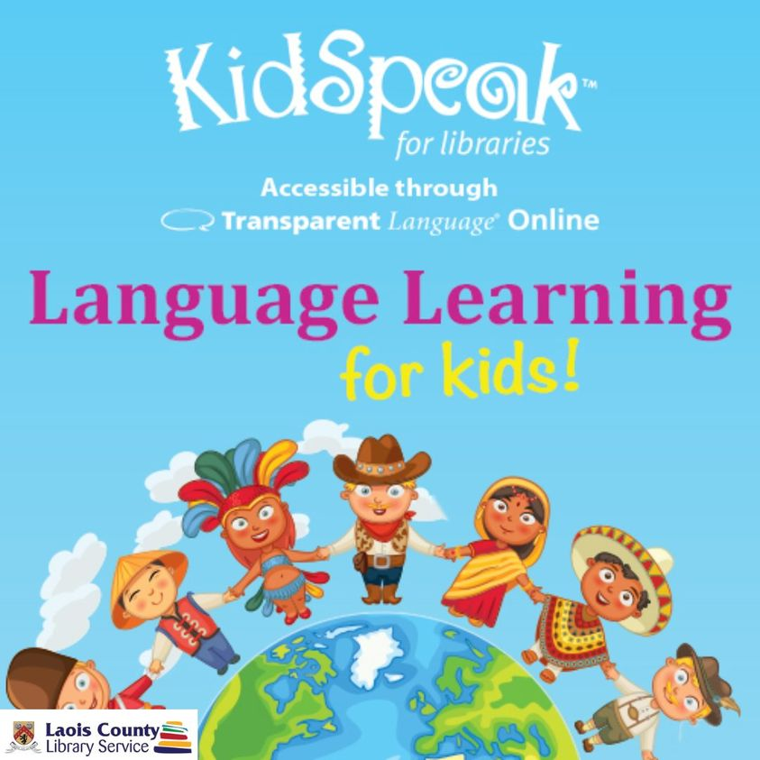 LaoisLibraries's tweet photo. Introduce your child to a new language through a series of fun, interactive cartoons and games on 'KidSpeak'! 😃Designed for ages 6 and up, children can use the platform independently, with a choice of languages.
Just visit: https://t.co/qEf6anEPaT

#TransparentLanguage https://t.co/fHg8UOFusZ