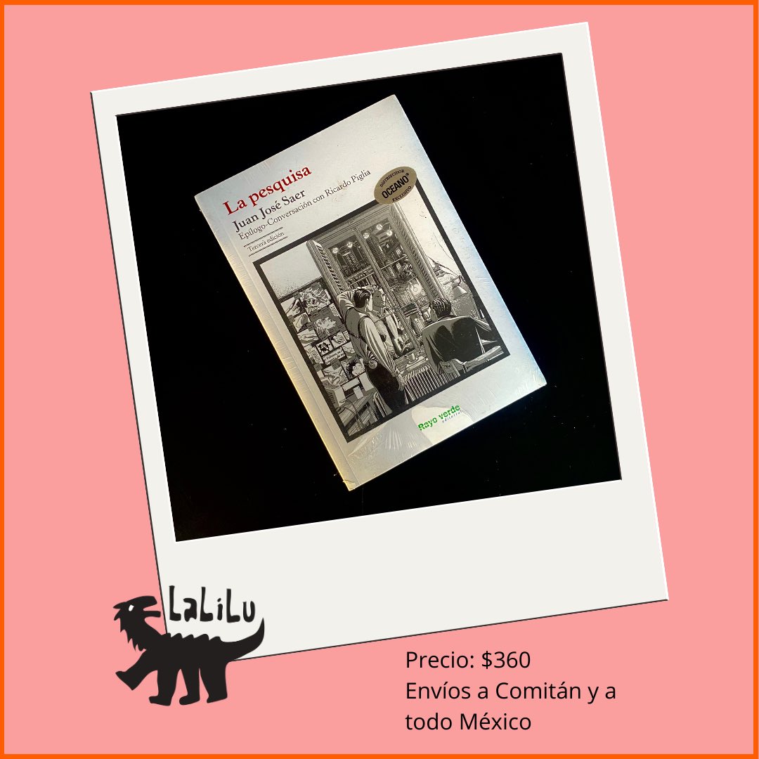 librerialalilu's tweet photo. “Muchos buscamos en la literatura lo que Saer encontró de manera perfecta. Él nos plantea un desafío sólo comparable al de Borges, que es el dilema de cómo escribir después de ellos.”

Martín Kohan https://t.co/Rdf5b30sId