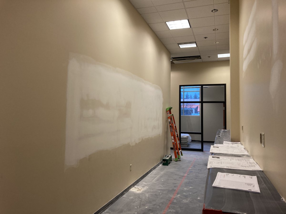 chambersconstr's tweet photo. Our Small Projects Division has been remodeling an existing suite for Heritage Bank and it's moving along quickly! #GoChambers #SmallProjects #Construction https://t.co/7TQTZ4iRHJ