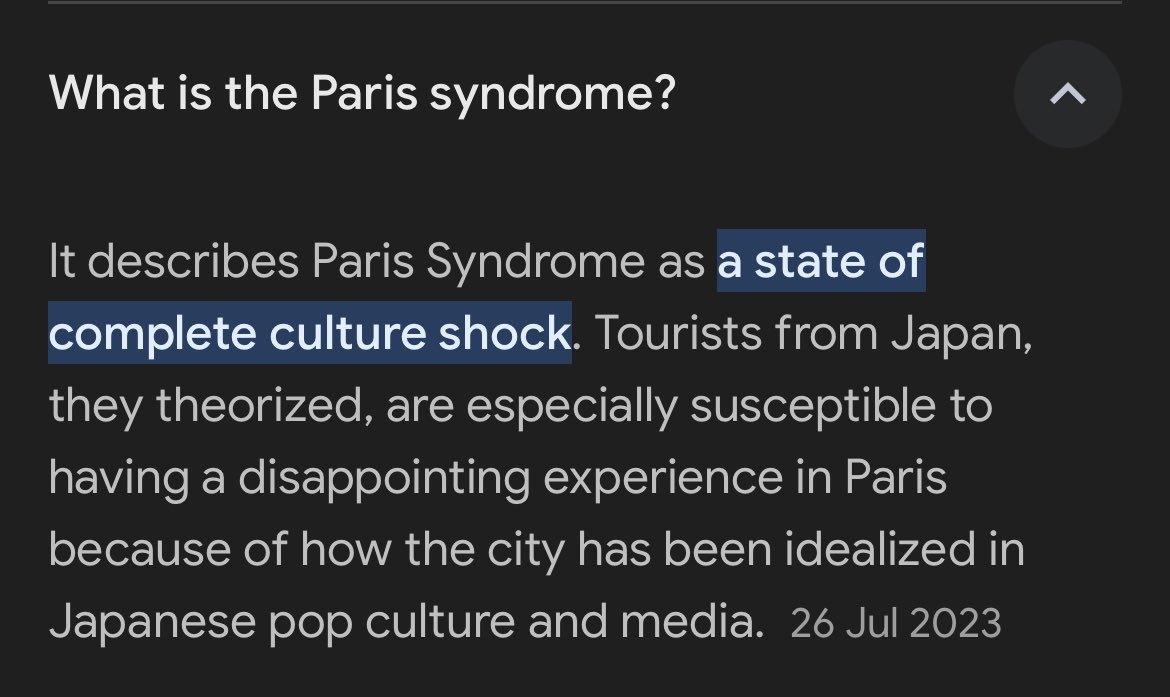 CapStevenRoger's tweet photo. @PicturesFoIder Few years ago I discovered that the Paris Syndrome exist https://t.co/2sPxEl08Ea