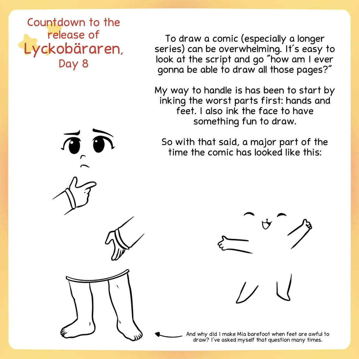 sisselicious's tweet photo. Day 8 of the countdown to the release of #Lyckobäraren
Technically the book is released today, but no stores will have it in stock until the 15th 😅
About the picture: I've never before met anyone who inks in such a dumb way, but it works for me! https://t.co/e7uXFqRqJD