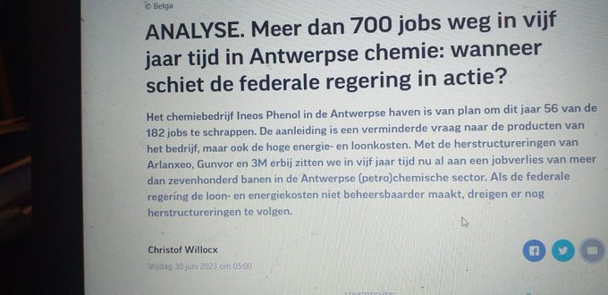 HidingFromStalkers - @tomongena Ten tweede, tijdens de bouw van project one, gaat het idd over meerdere werknemers, maar- houdt je vast mensen- grotendeels over buitenlandse werknemers. 😅. En grote delen worden alvast IN HET BUITENLAND gemaakt. En dan heb je ook nog de recessie in de petrochemie, al 700 banen https://t.co/4zIw98buOu