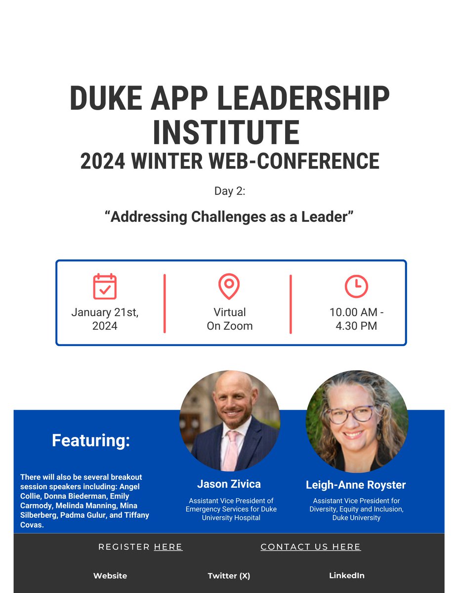 Duke APP Leadership Institute (APPLI) tweet media