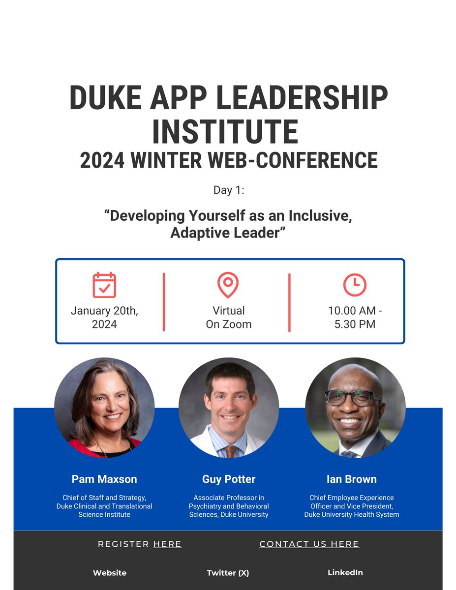 Duke APP Leadership Institute (APPLI) tweet media