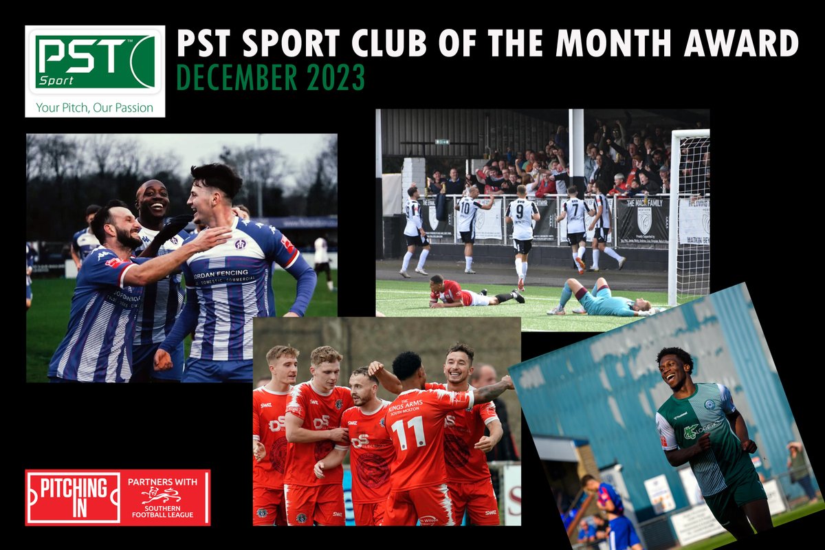 🏆CLUB OF THE MONTH | The <a href="/PST_Sport/">PST Sport</a> Club of the Month award winners for December 2023 have been announced

🥇Premier Central | <a href="/leistonfc/">Leiston FC</a> 
🥇Premier South | <a href="/MerthyrTownFC/">The Martyrs</a> 
🥇Division One Central | <a href="/BiggleswadeFc1/">Biggleswade FC</a> 
🥇Division One South | <a href="/BidefordAFC/">Bideford AFC</a> 

✍️ southern-football-league.co.uk/News/135411/PS…