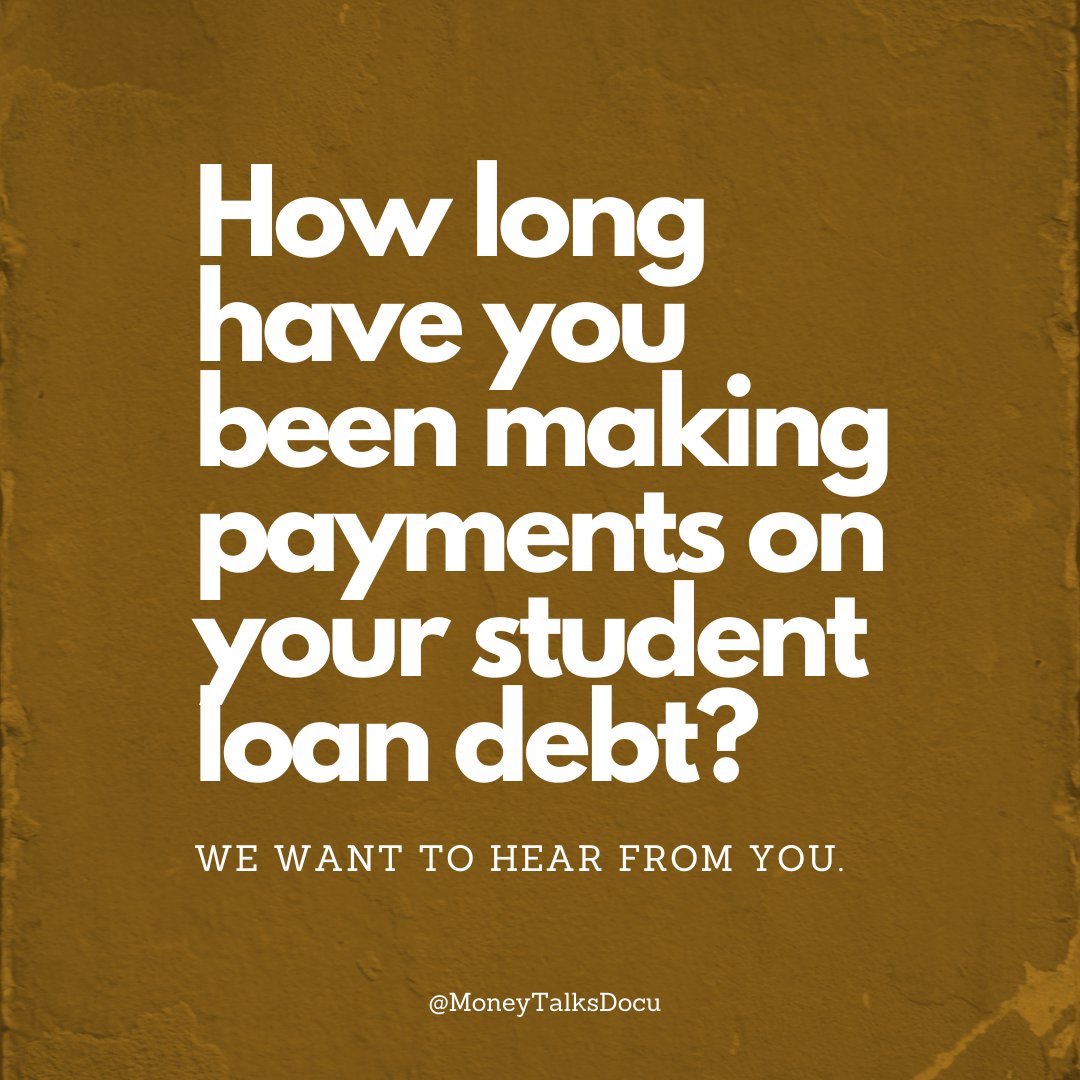 How long have you been making payments on your student loan debt? Share your story in a comment here or in our documentary's student loan questionnaire at s.surveyplanet.com/83hnymhy

#cancelstudentloans #cancelstudentdebt #college #tuition #biden #scotus #studentdebtcrisis