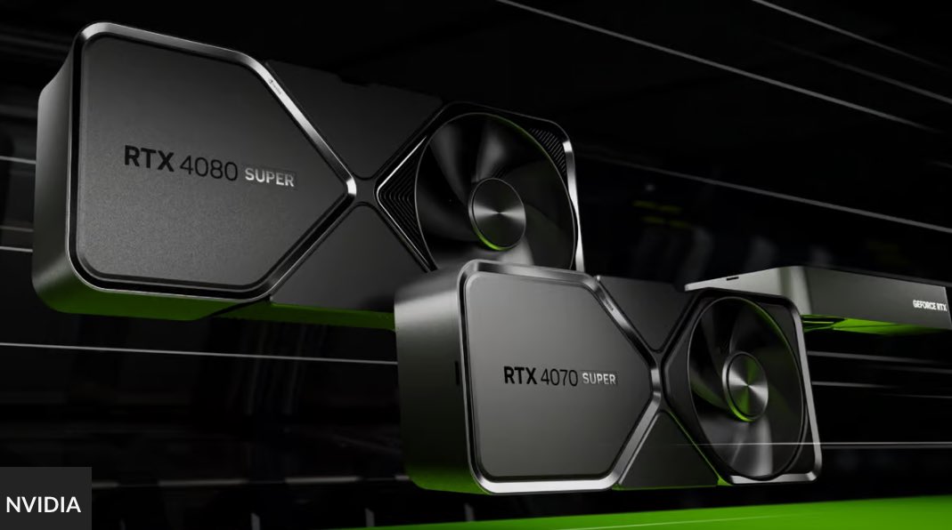 Dexerto's tweet image. Nvidia just announced the 4000 series Super cards:

RTX 4080 Super 

Price: $999

RTX 4070 Ti Super 

Price: $799

RTX 4070 Super

Price: $599