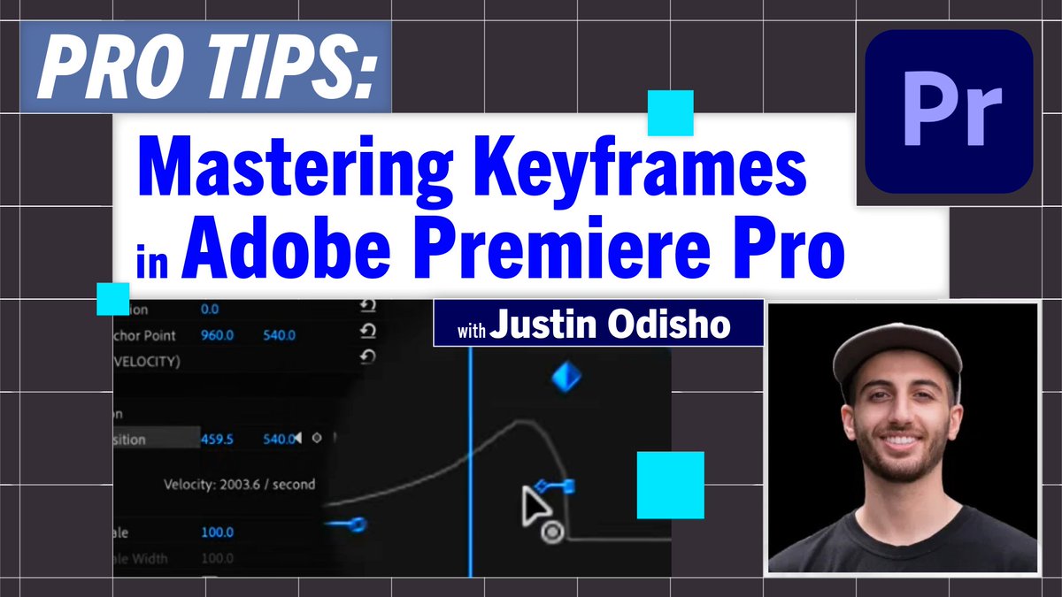 <a href="/Beatlejase/">Jason Levine</a> Keyframes are an essential part of any editor's tool kit. In this Pro-Tips episode, <a href="/JustinOdisho/">Justin Odisho</a> dives deep into mastering keyframes within #AdobePremierePro. Discover workflow shortcuts, advanced options and controls, and more!

Tune in at 10 AM PST: 
adobe.ly/3TTR6a4