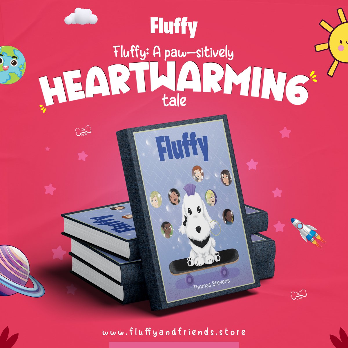 Let 'Fluffy's' magic loose! Get your paws on 'Fluffy' now! fluffyandfriends.store #Fluffy #ThomasStevens #FluffyAndFriends #inclusivity #ShamelessSelfpromoMonday #writerslift #booktwt #friendshipgoals #friendships #author #childrensbook #reading #readingtime #currentlyreading