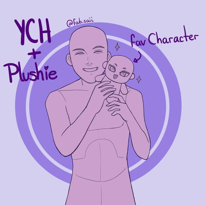 fabsaii's tweet photo. 💜  YCH + YOUR FAV CHARACTER AS PLUSHIE  💜 

1 PLUSHIE:
10$

2 PLUSHIES: 
15$

MOP: PAYPAL TAT: 1-5 DAYS 
ALL BODY TYPES AND ALL GENDER CAN BE DONE IN THESE BASE #YCHCommission #YCH #commissionsopen #commissionopen https://t.co/dcNoJf3pym