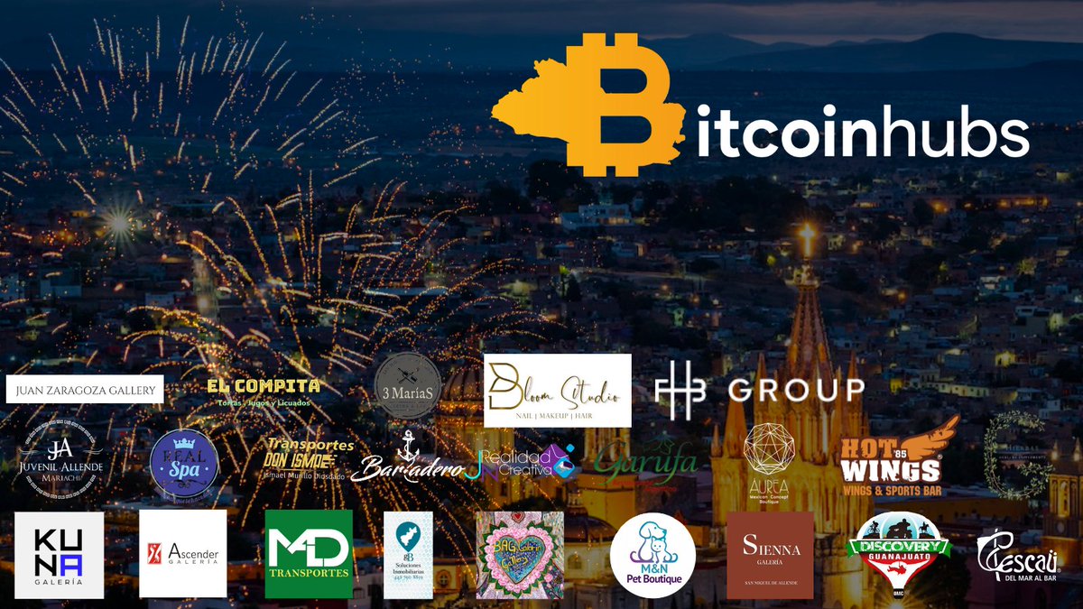bitcoinhubs's tweet photo. San Miguel de Allende is the #bitcoin Hub of México, More than 30 commerces accepting #Bitcoin https://t.co/rS4n0rRRvj