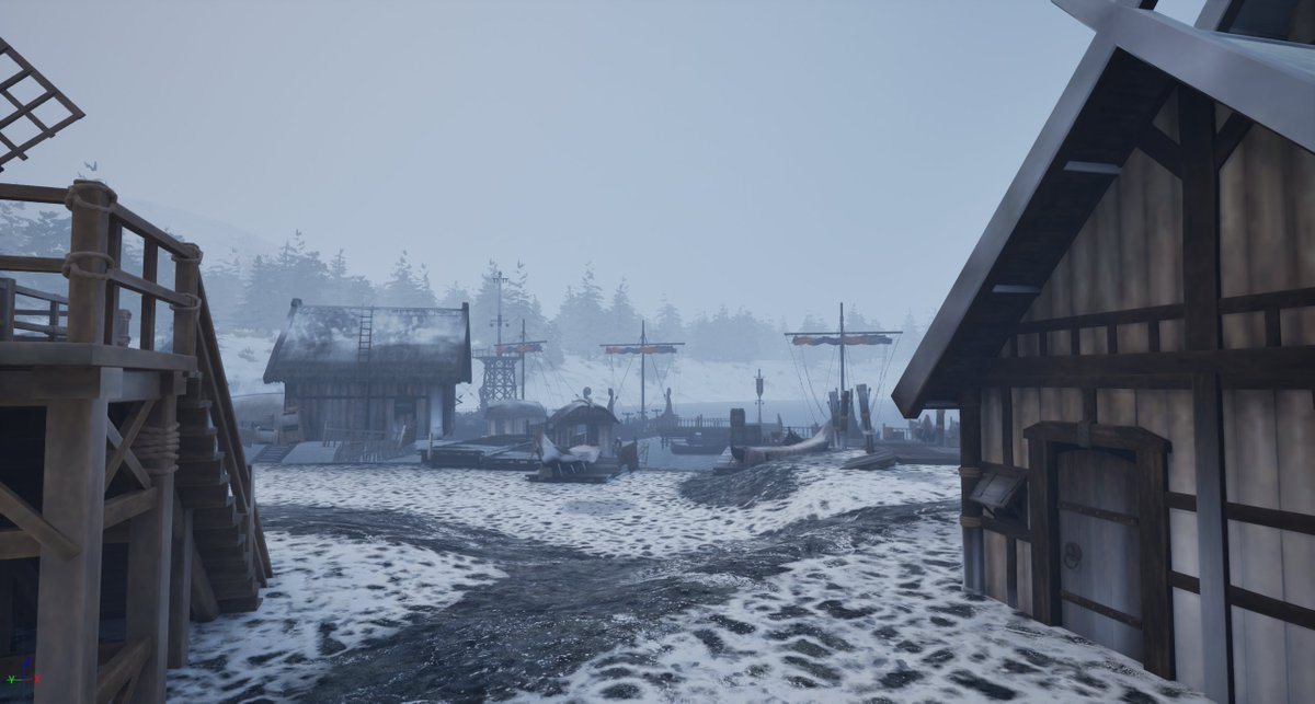 winterborn49779's tweet photo. A few screenshots from the ongoing world build of #Winterborn to share. This is a village by "The Mines Of Suldhal" in the frost elves part of the world.
#MMORPG #MMOBIG #Raptoreum @raptoreum #NFT #BlockchainGaming https://t.co/zI6L3PISPE