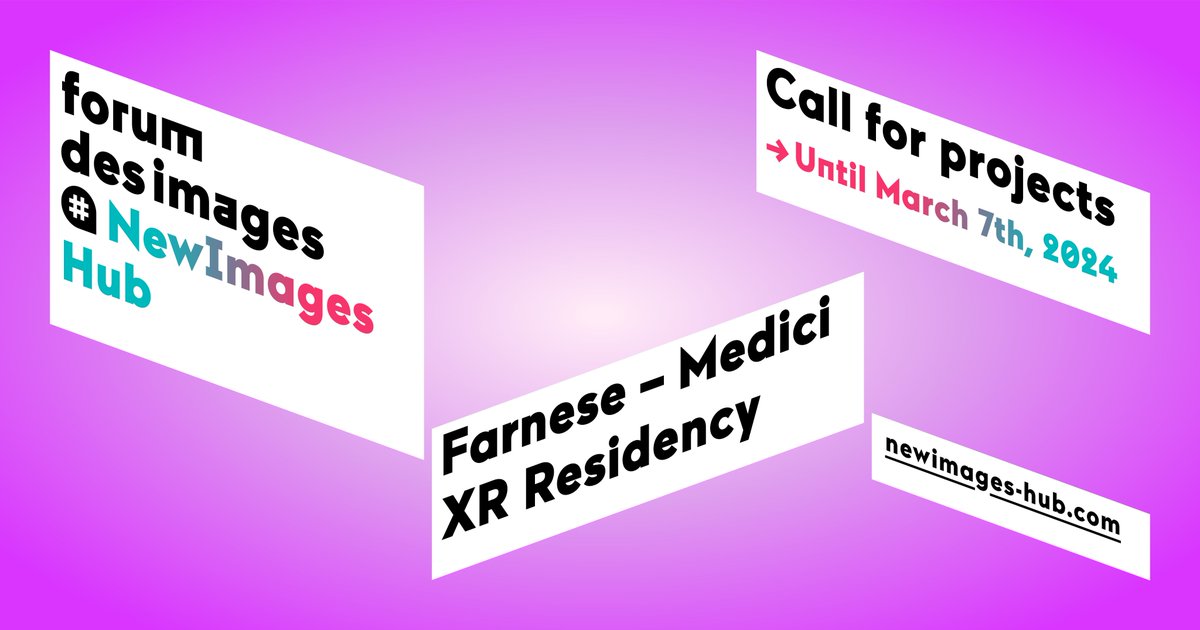 🌟 Call for entries for the XR Farnese - Villa Medici Residency with #NewImagesHub!

🇫🇷🇮🇹 French XR artists, this is your chance to shine in Italy!

Submit your projects before March 7, 2024!
👉 newimages-hub.com/en/call-for-pr…

#XRResidency #Italy #ImmersiveCreation