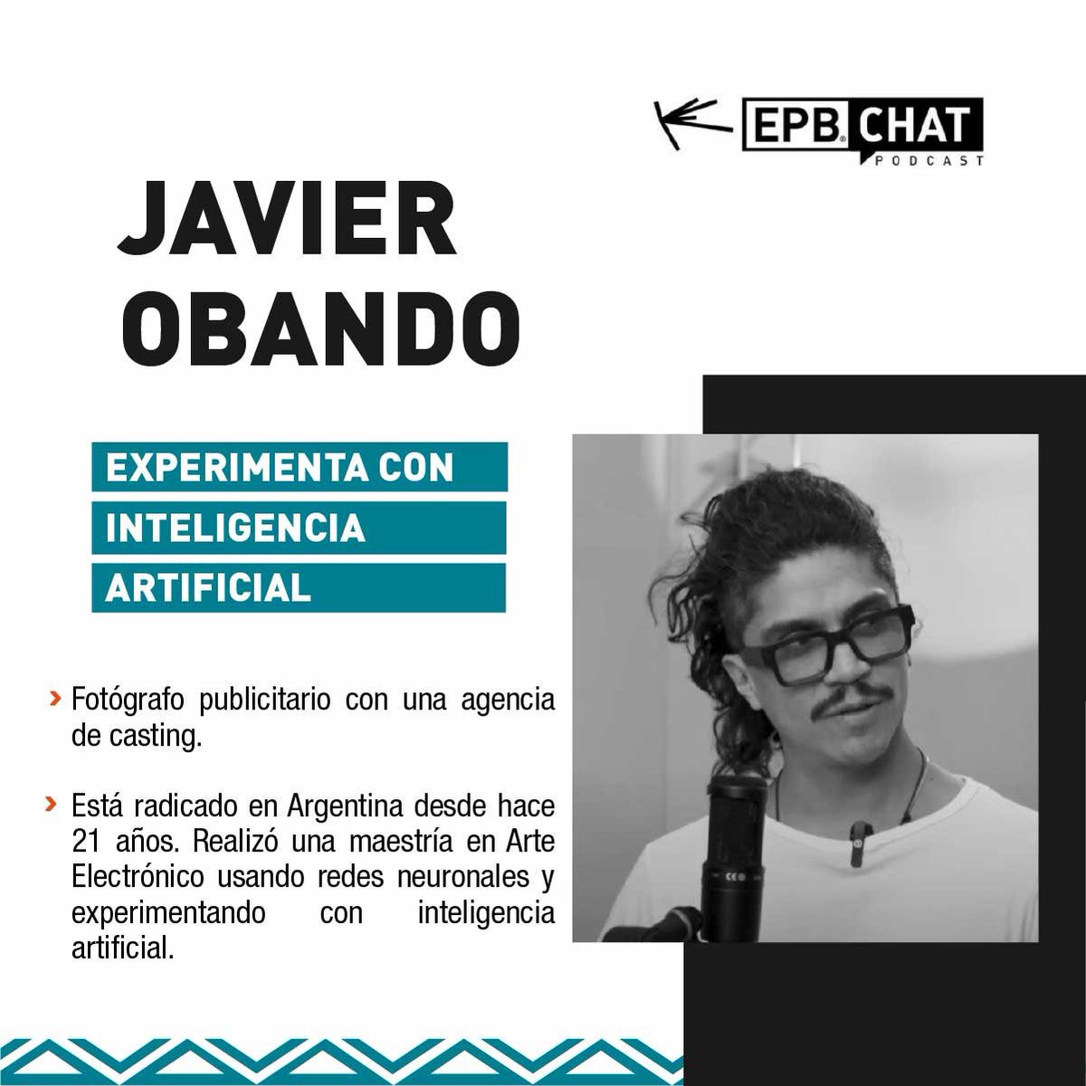ecposterbienal's tweet photo. No puedes perderte el sexto #EPBCHAT #PODCAST sobre inteligencia artificial 🧠🔥 junto a Gabriela Astudillo y Javier Obando. Este 🗓️ 9 de enero a las 🕢 17h00 

¿Ya lo agendaste? Conéctate con nosotros a través de #youtube y #spotify https://t.co/hk1iPfJHne