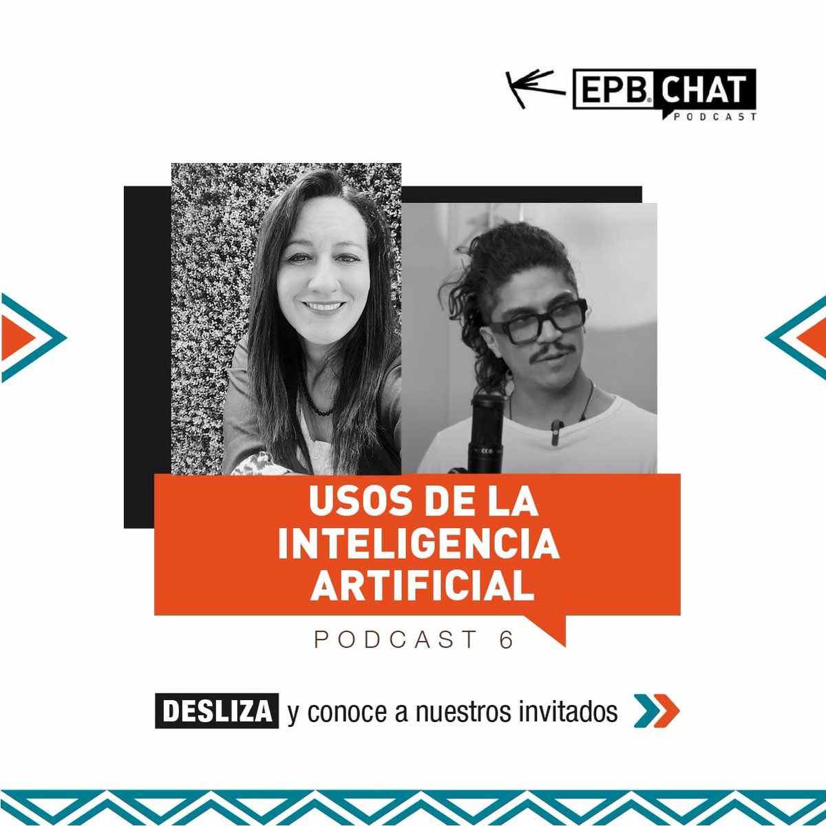 ecposterbienal's tweet photo. No puedes perderte el sexto #EPBCHAT #PODCAST sobre inteligencia artificial 🧠🔥 junto a Gabriela Astudillo y Javier Obando. Este 🗓️ 9 de enero a las 🕢 17h00 

¿Ya lo agendaste? Conéctate con nosotros a través de #youtube y #spotify https://t.co/hk1iPfJHne