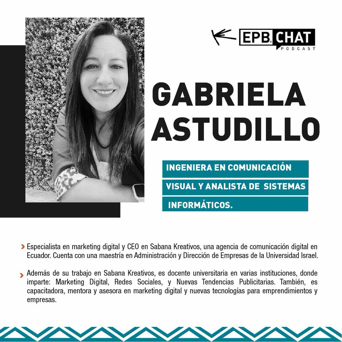 ecposterbienal's tweet photo. No puedes perderte el sexto #EPBCHAT #PODCAST sobre inteligencia artificial 🧠🔥 junto a Gabriela Astudillo y Javier Obando. Este 🗓️ 9 de enero a las 🕢 17h00 

¿Ya lo agendaste? Conéctate con nosotros a través de #youtube y #spotify https://t.co/hk1iPfJHne