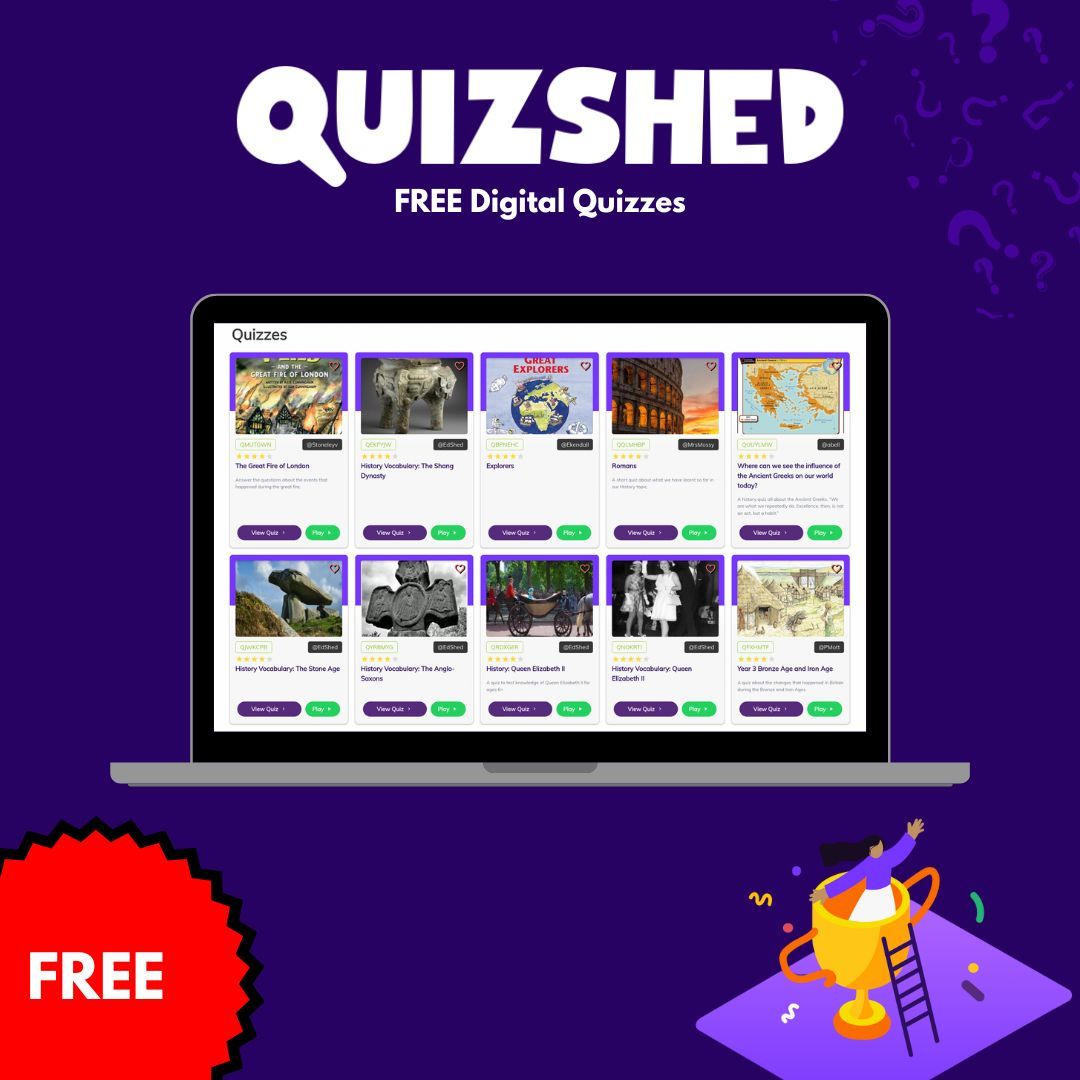 QuizShed's tweet photo. 👩‍🏫🤔 How will you elevate your lessons and homework this year?

 🥳 QuizShed is packed full of quizzes and is completely FREE!

👉 Browse your History, Geography, PSHE, RE quizzes and more at https://t.co/z5IA0QtaLz 

#teachers #teachersoftwitter #edutwitter #schools https://t.co/IZaii73JtZ