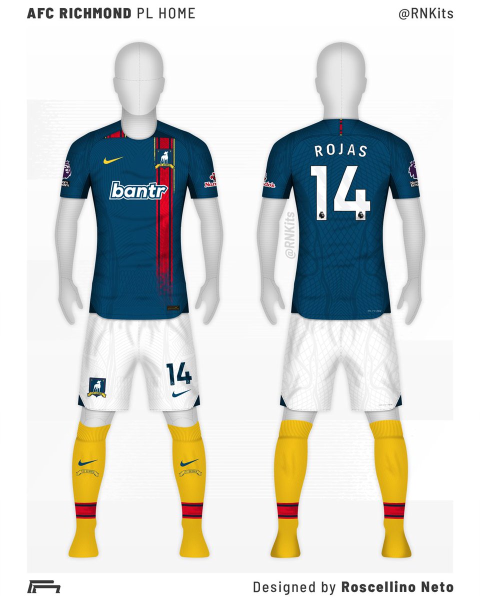 rnkits's tweet photo. Iniciando os trabalhos em 2024.

Kit home do @AFCRichmond. Camisa alusiva aos 30 anos do acesso à primeira divisão inglesa, inspirada na camisa de 1993/94.

#Richmond #PremierLeague #afcrichmond #Nike https://t.co/rjuCgd3ZdJ