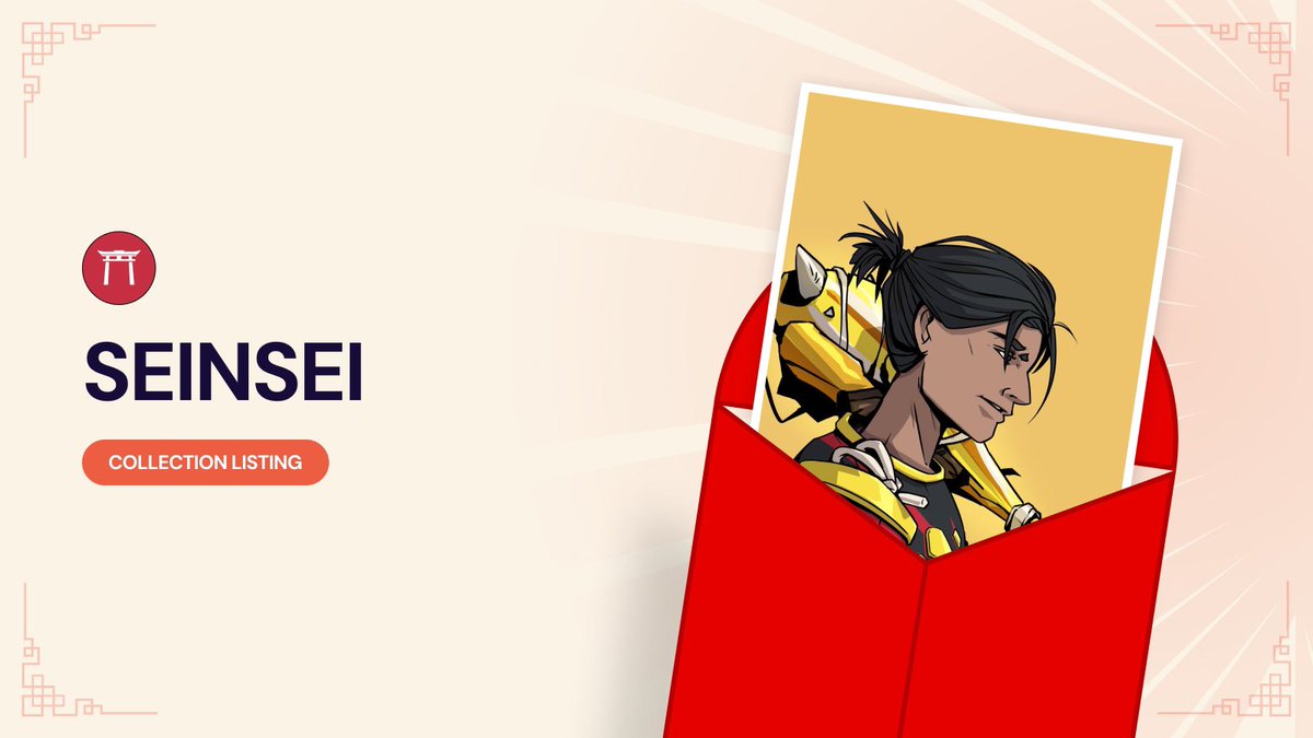 🧧 LISTING 🧧

<a href="/SeinseisNFT/">Seinsei</a> is now LIVE on Pallet Exchange! 

To celebrate, we are giving away Seinsei NFTs to active tradooors on the Pallet marketplace.

pallet.exchange/collection/sei…

RT &amp; Drop your $SEI wallet below to enter. Happy trading. 🔴⚪️