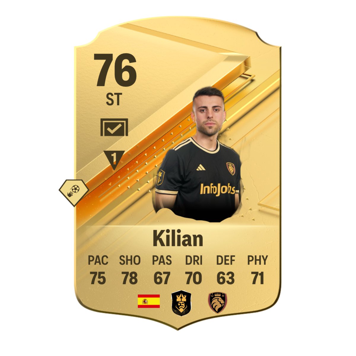 ultimateteamFUT's tweet photo. Lo pediste @DjMaRiiO y aquí está el primer jugador de @UltMostoles y ese es ….. @Kiliaann_  🖤🦁 https://t.co/n5bMBmYULM