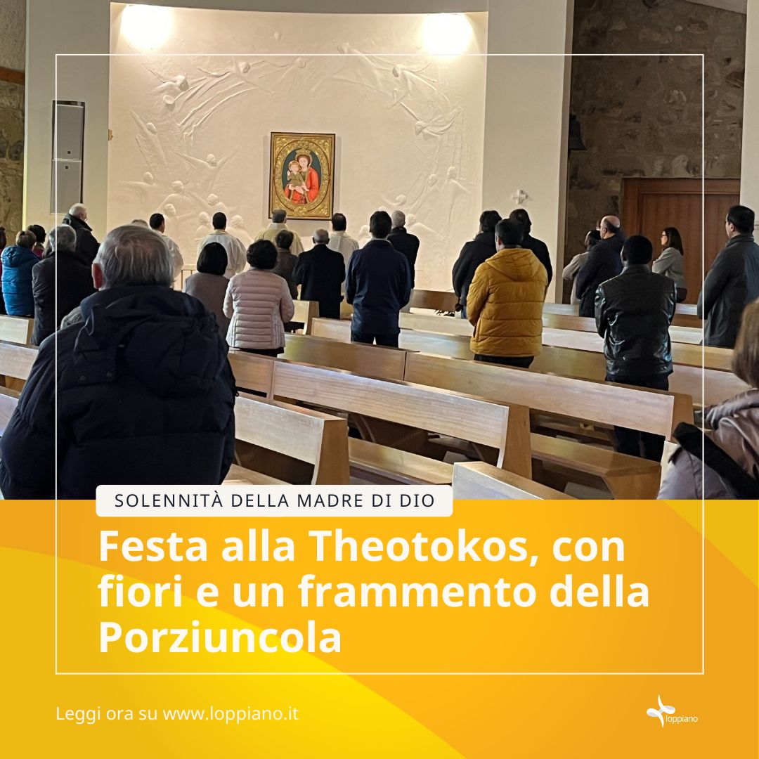 Nella Messa del 1° gennaio, solennità della Madre di Dio, gli abitanti di Loppiano e gli ospiti hanno pregato la Madonna per la pace su tutte le terre insanguinate. 
loppiano.it/2024/01/08/fes…