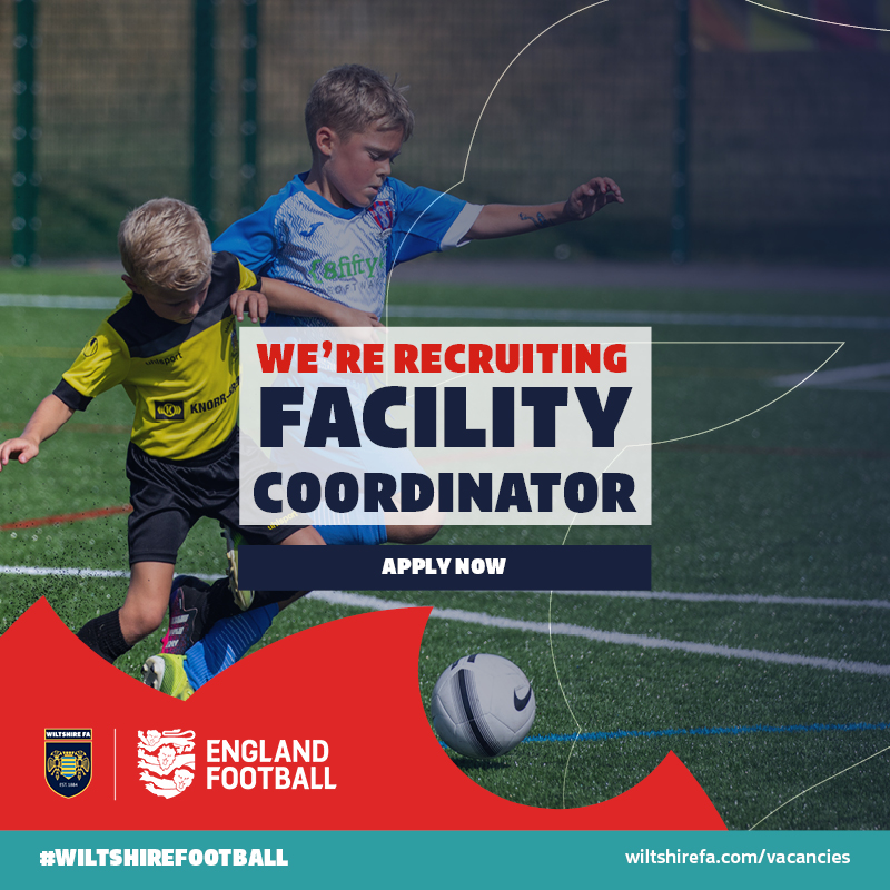 We're Recruiting! Could you be our nxt Facility Coordinator & support the successful running of @GreenLanePF? Join the team & focus on maintaining & improving our grounds, food hygiene, event management and H&S. wiltshirefa.com/news/2024/jan/… #WiltshireFootball #Job #JobsInSport