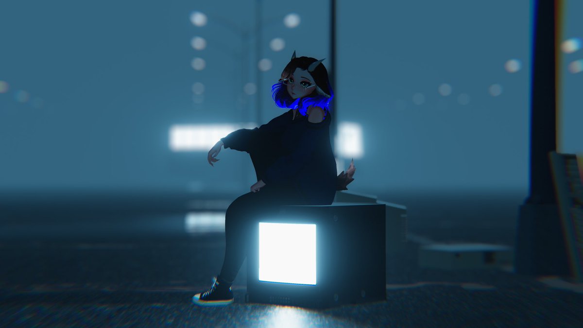 Ghostsaysstuff1's tweet photo. Now that its the new year i can show off my new avatar! i love her💙 https://t.co/jubEw9qAbj