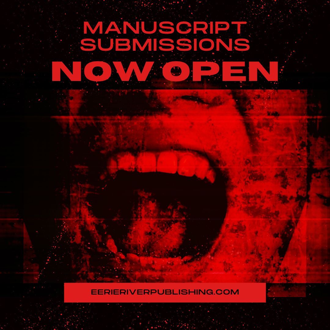 OPEN NOW !! We are looking for completed manuscripts in horror, dark fiction & dark fantasy. eerieriverpublishing.com/publishing #reading #indieauthor #indiewriter #indiepublishing @promotehorror #manuscript #submissions #opencall #fantasy #horror #darkfiction