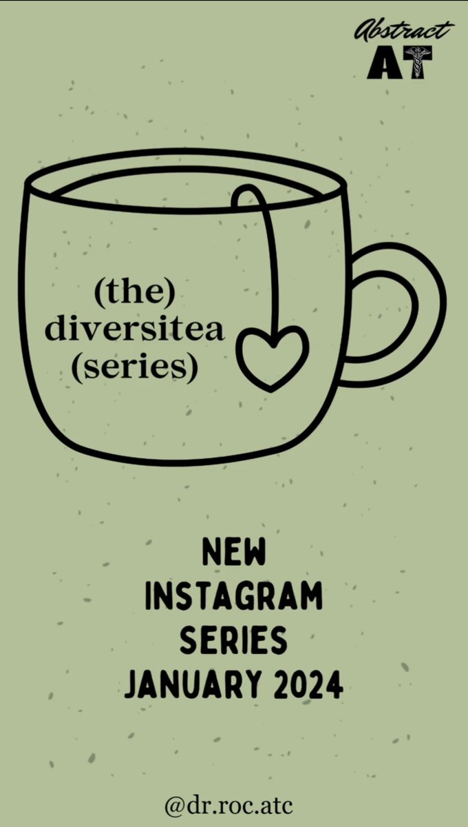 spill the tea with me on #IG!
#diversitea #DrROC #AbstractAT