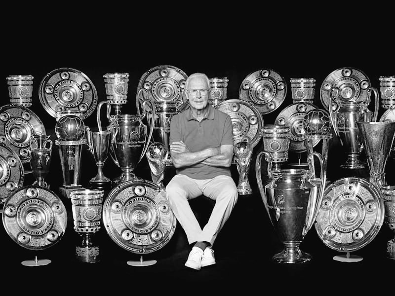 Franz Beckenbauer as a player:
🏆🏆🏆🏆🏆 Bundesliga
🏆🏆🏆🏆 DFB-Pokal
🏆🏆🏆 European Cup
🏆 European Championship 
🏆 FIFA World Cup
🏆 Cup Winners’ Cup
🏆 Intercontinental Cup
🏆🏆🏆 North American Soccer League
🏆🏆 Ballon d’Or
🏆🏆🏆🏆German Footballer of the Year

Franz