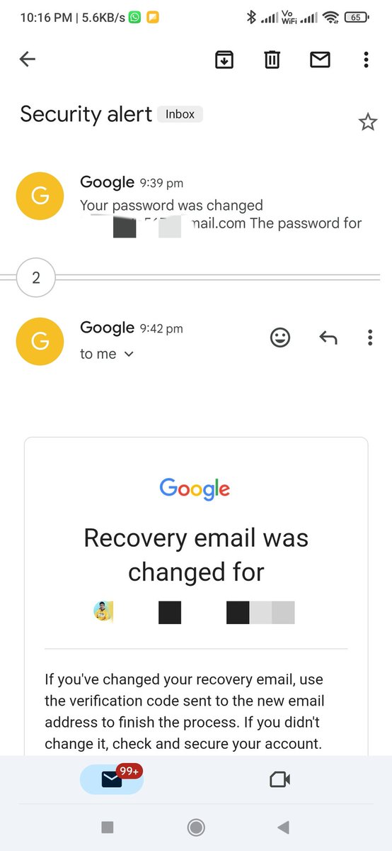 Technicalabhi0's tweet photo. Hey @GoogleIndia @YouTubeIndia @Google please help me!
My youtube channel just got hacked. I'm not able to login my account,hacker changed all the recovery emails and phone numbers. https://t.co/JQAGWUSAVY