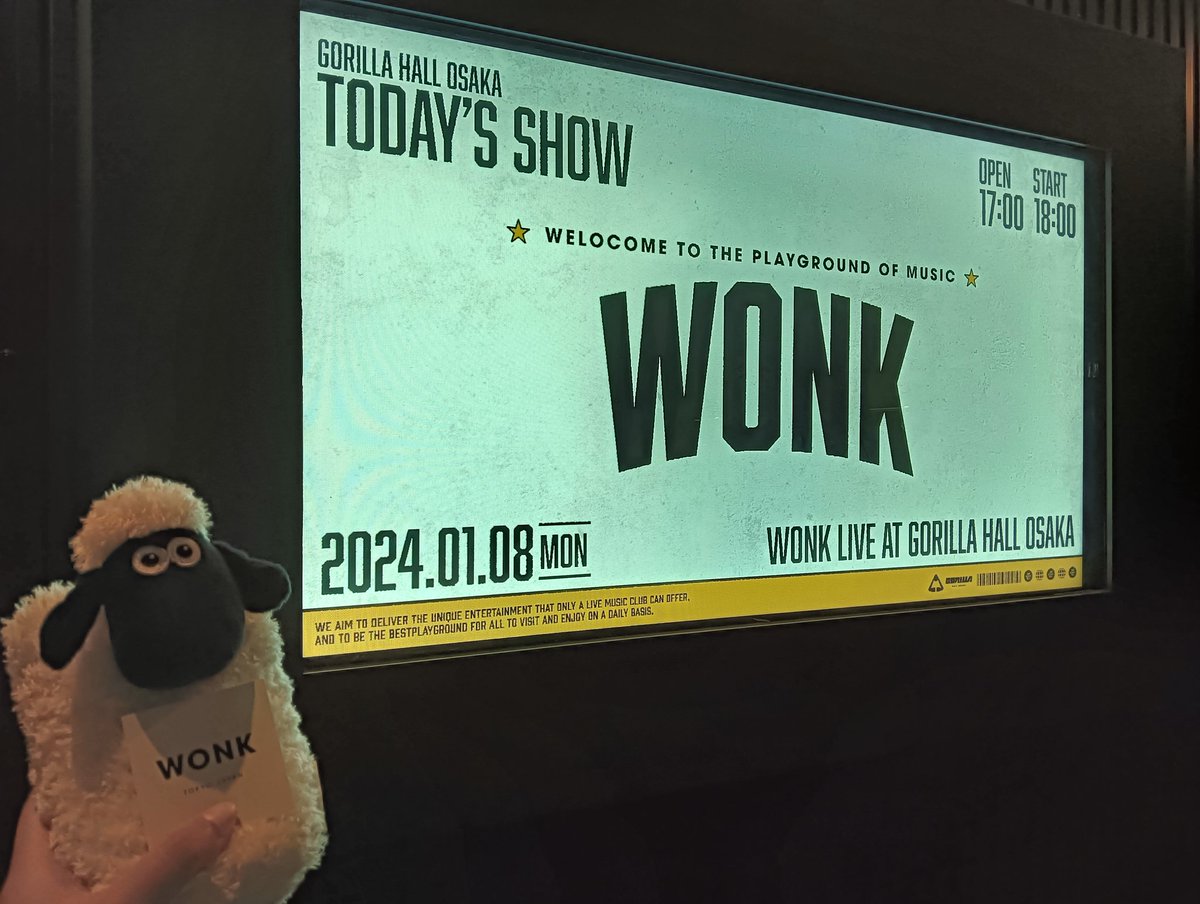 ryuryu6918's tweet photo. 最高の夜でした
WE LOVE #WONK https://t.co/iV5JWK9lgo