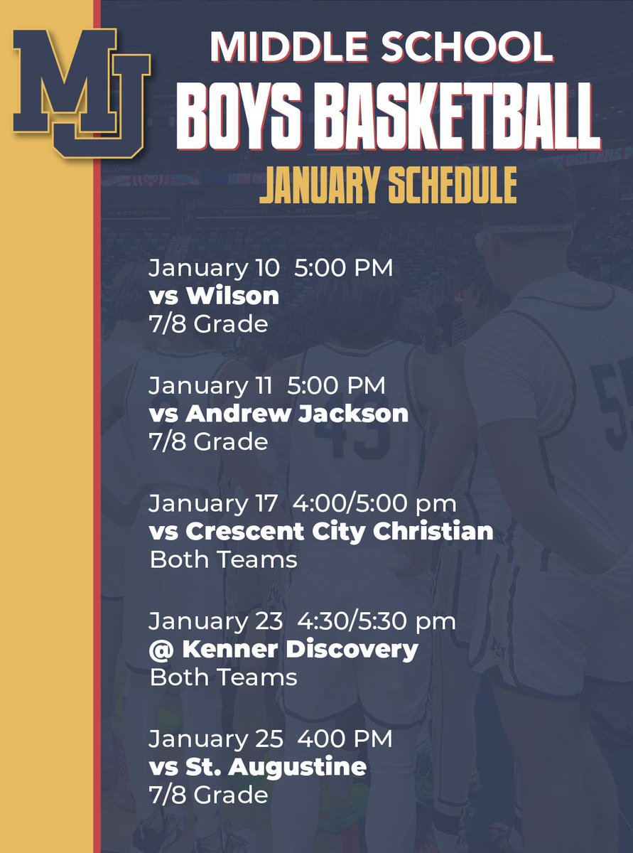 morrisjeff's tweet photo. We're excited to cheer on our Middle School Boys Basketball Team this month! We hope to see you there! #morrisjeffstrong #mjstrong https://t.co/uMcziGerZT