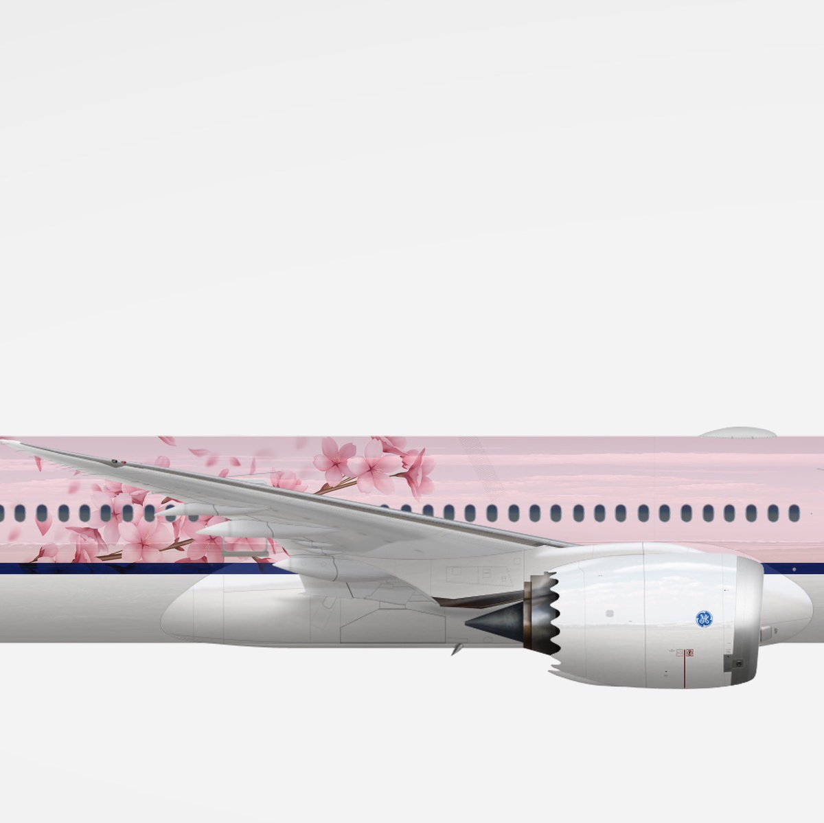 Embracing Elegance: China Airlines' 787-10 Dreamliner adorned with