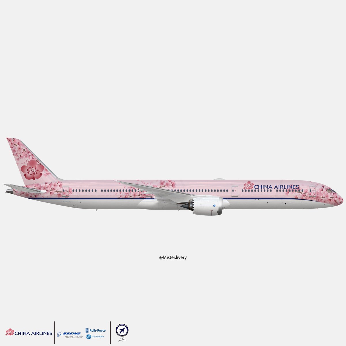 MisterLivery's tweet photo. “Embracing Elegance: China Airlines’ 787-10 Dreamliner adorned with China’s National Flower, the Peony, exuding grace and beauty in every flight.” #aviationdaily #avporn #instagramaviation #pilot #instaaviation #planespotting #plane #aviators #instaplane #boeing #airbus #aviator https://t.co/zBlLfvfdFe