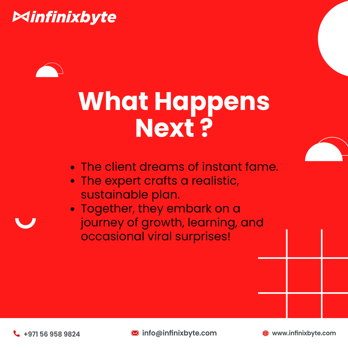 InfinixByte88's tweet photo. Exploring Client-Expert Dynamics in Digital Marketing! Discover how dreams of viral fame and expert strategies blend for sustainable success. Join the journey from viral hopes to impactful realities! #DigitalMarketingJourney #ClientExpertDynamics #MarketingStrategies #ClientGoals https://t.co/Hy51Etv9oK