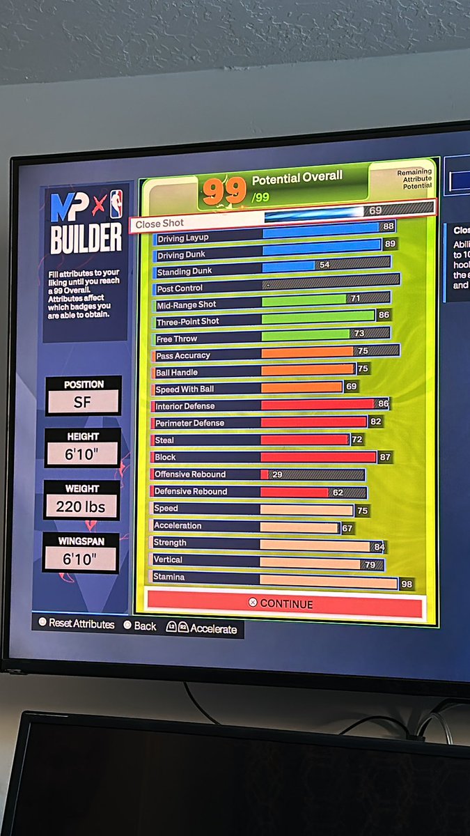 wattchamberlin's tweet photo. @Clxtch2k I made a 6’10 SF hybrid defender. He plays the 2-3. What you think? https://t.co/xRVxvivXxq