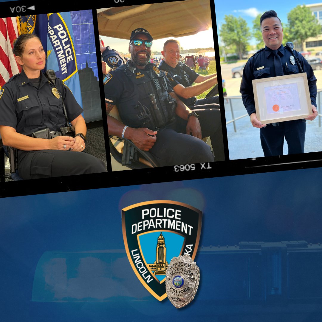 Lincoln_Police's tweet photo. Please help us say ✨THANK YOU✨ to every officer at the Lincoln Police Department, from recruit to chief. On this National #LawEnforcement Appreciation Day, we honor their hard work and commitment to the safety and security of everyone in #LNK. #LPD #Police #ThankYou #Jobs #Cops https://t.co/rhkrXynQ3C