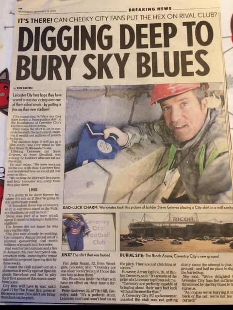 Coventry City. #PUSB. 

Forever cursed by their world-famous, illustrious, trophy-winning, globetrotting neighbours up the road 🏆 

👻👻👻👻👻👻👻👻👻