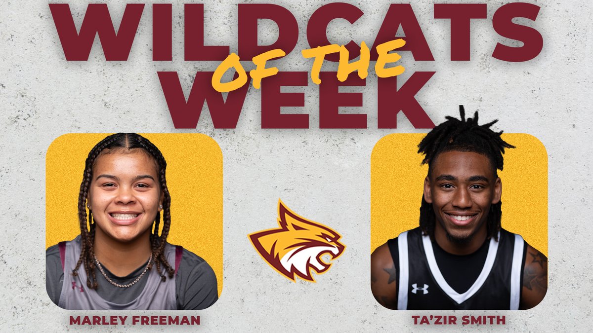 PRCCAthletics's tweet photo. Marley Freeman, Ta'Zir Smith named Wildcats of the Week

📰https://t.co/uJc7pkEnqC

#RRR🐾 https://t.co/LaWABEzMRQ