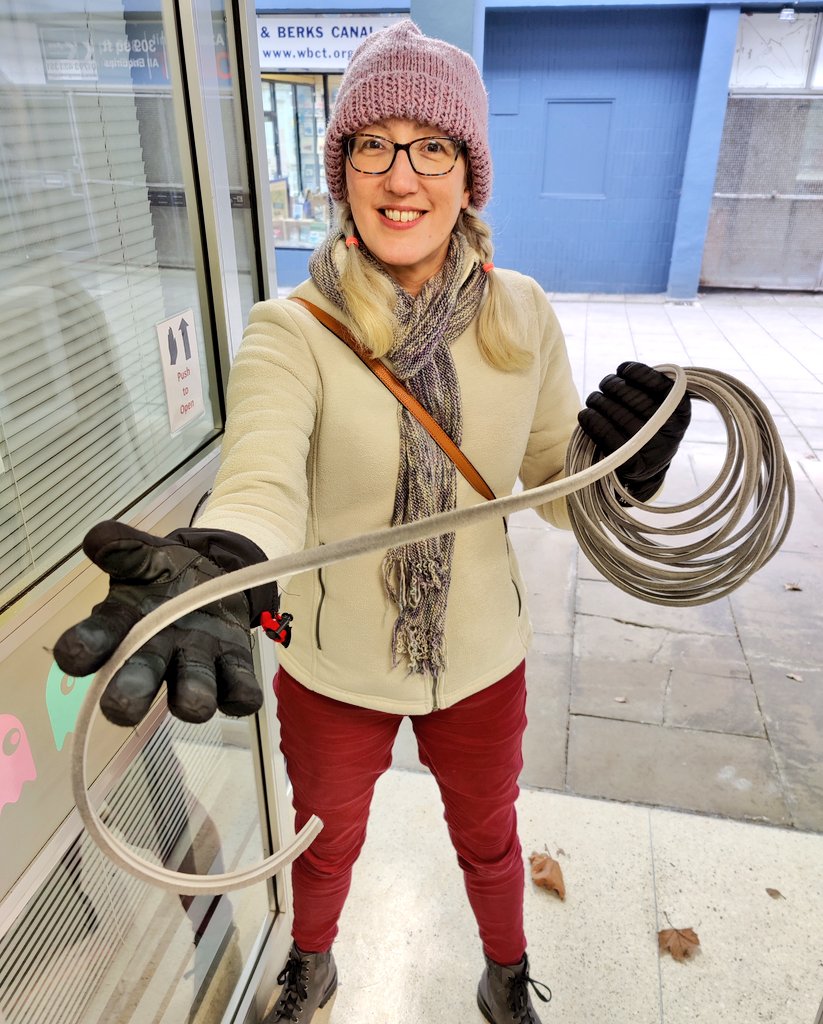 It was a bit nippy today, but I managed to slide the hairy worm around the museum's front doors, replacing what was left of the old ones. Mrs TDO helped as it was a bit long for just me to wrangle. The door looks a lot nicer now, and the cold draughts will be kept out.
#volunteer