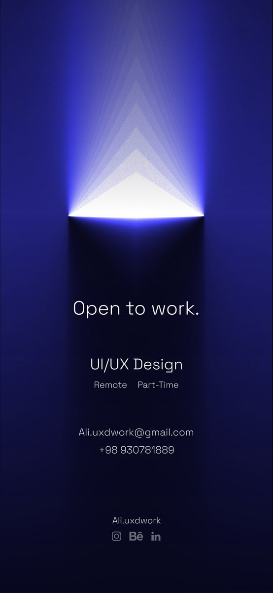 Aliuxdwork's tweet photo. Hi everyone - I am looking for a new role and would appreciate your support. Thank you in advance for any connections, advice, or opportunities you can offer.
#OpenToWork #job #ui #ux #استخدام #بازار #بازارکار https://t.co/lmUZOApljR