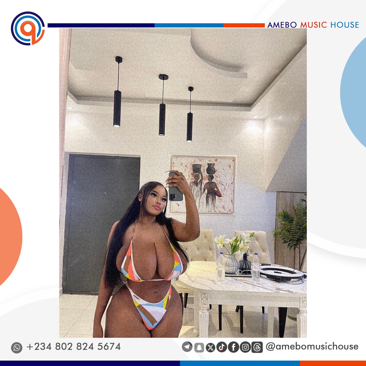 AMEBOMUSICHOUSE's tweet image. God Bwess Africa @ada_la_pinky Dem Go Feel It #big #bwess