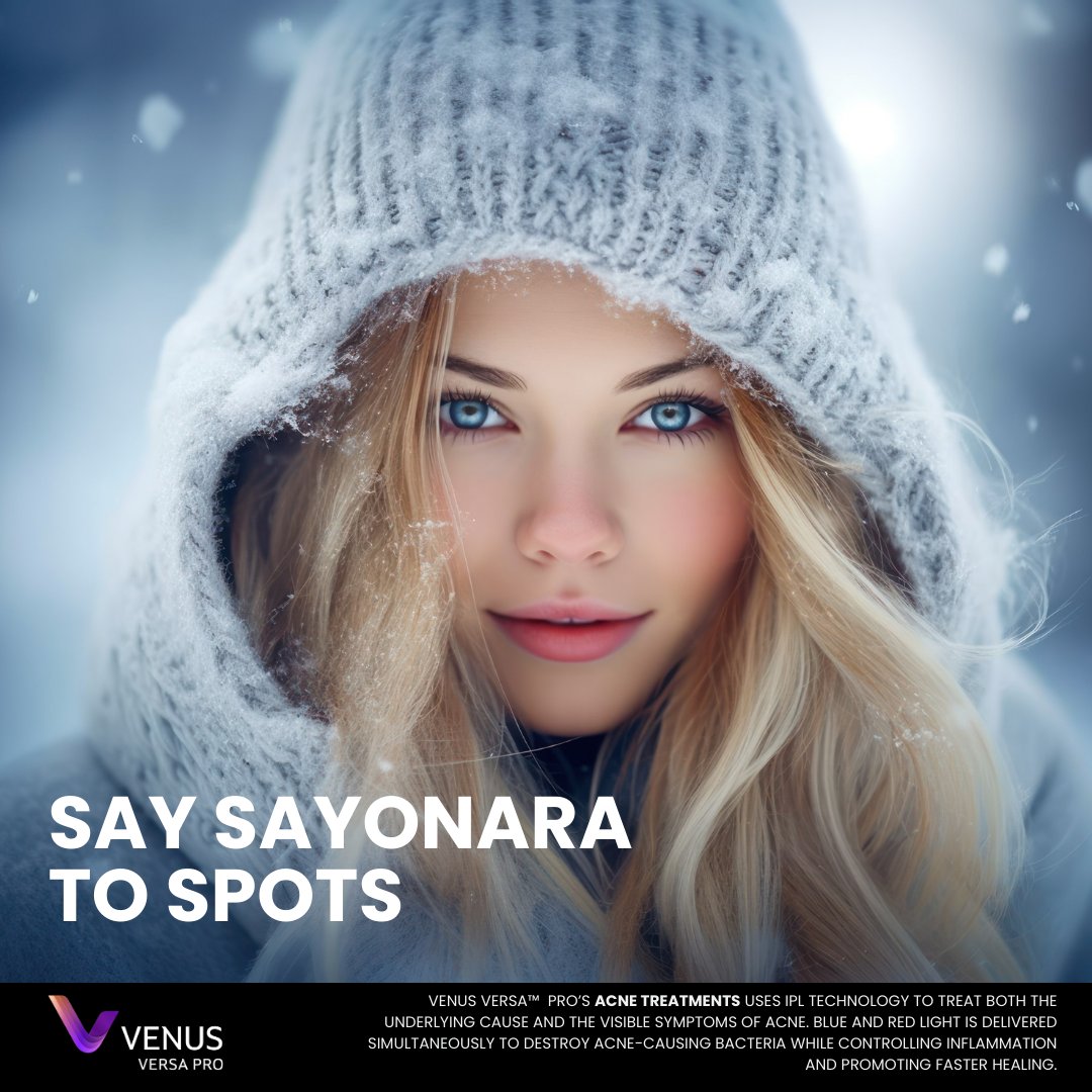 🌟 Venus Versa™ Pro tackles both the root cause and visible symptoms of acne using a dual approach:

💙 Blue Light: Targets and destroys acne-causing bacteria
❤️ Red Light: Controls inflammation and accelerates the healing process
 bit.ly/VersaProVenusT…