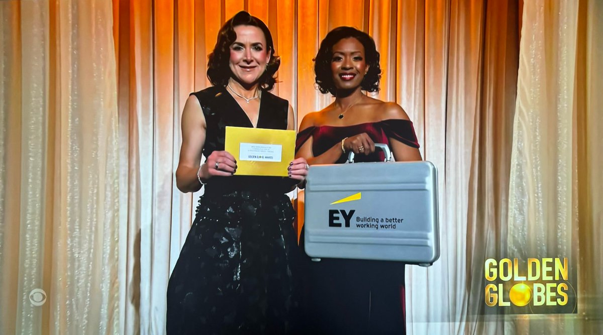 EY_US's tweet photo. Celebrating 51 consecutive years serving the Golden Globe Awards®. Congratulations to last night's #GoldenGlobe nominees and winners! https://t.co/QLVDV2AiNj