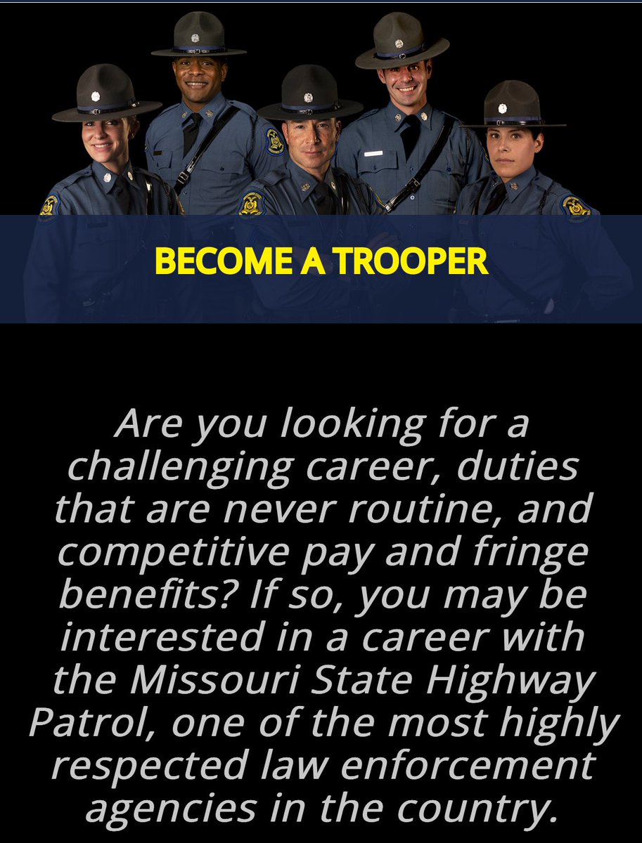 The MSHP is adding an additional Accelerated Academy in 2024, with NO required residency relocation for in-state applicants. Those who complete testing will be eligible for the 121st Recruit Class, which starts July 1, 2024. News Release: notes.mshp.dps.mo.gov/si01/si01p001.…