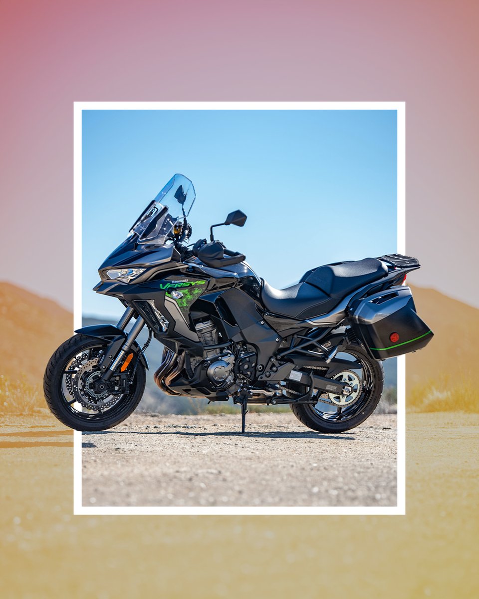KawasakiUSA's tweet photo. Epic adventures await. How do you heed the call? With the full force of the #Versys1000LT SE LT+ ? With the robust and versatile #Versys650? Or with the light and nimble #VersysX300? #GoodTimes #Kawasaki https://t.co/sV0cqTOGZC