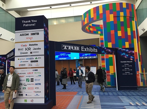 AASHTOsean's tweet photo. At the @NASEMTRB 2024 #TRBAM Exhibit Hall, #AASHTOWare talked up its products &amp; services at not one but two booths. #AASHTO #transportation #infrastructure #construction #safety #mobility #travel @aashtospeaks https://t.co/Hnwmo0tWXD