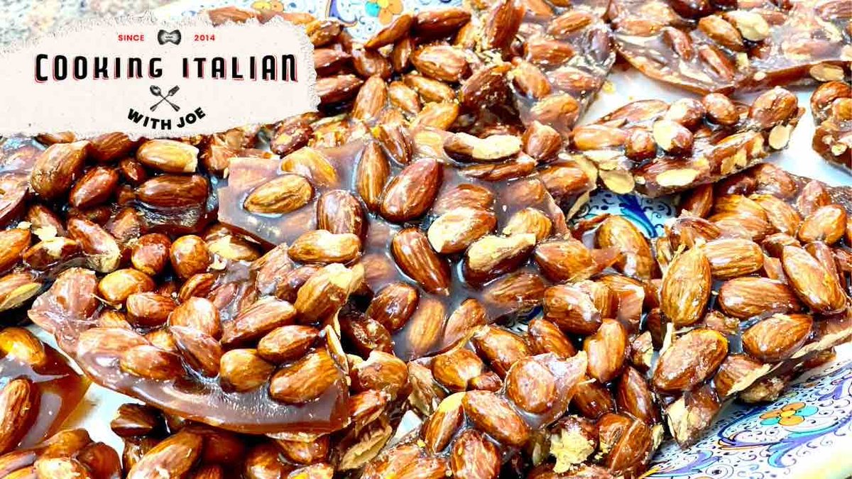 cookinwithjoe's tweet photo. This week's recipe is Almond Brittle! Joe Borio Loves this recipe and you can make it right at home! Find the recipe on our website https://t.co/VSjWtXxbBQ! https://t.co/jQGyuVNrmW